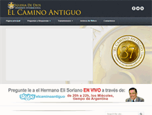 Tablet Screenshot of elcaminoantiguo.com